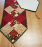 Christmas Table ,,Flag'' Table Runner with Tassels - Image 2