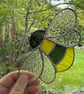 Stained Glass Bee Suncatcher  - Handmade Hanging Decoration  - Image 8