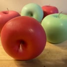 Apple Scented Fruit-Shaped 100% Organic Soy Wax Candle