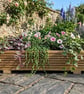 Rustic Timber Decking Planter Garden Trough Small Medium Large Custom Size - Image 1