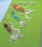 Beaded Silver Plated Bookmark With Silver Zodiac Sign Charm, Teacher's Gift - Image 5