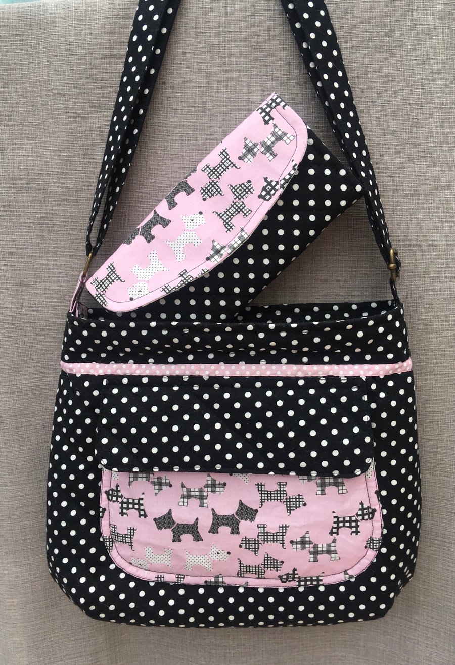 Crossbody bag & matching purse Folksy