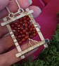 Carnelian Tree of Life Pendant Necklace (Sterling Silver) (One of a Kind) - Image 2