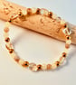 Citrine, Ambronite, Agate And Hematite Bracelet - Handmade In Devon - Image 1