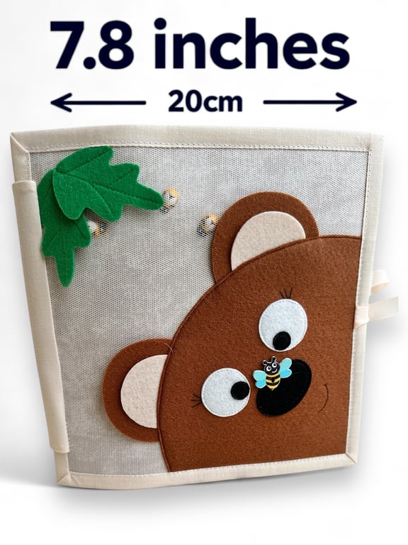 Quiet book soft education 1 2 3 baby gift colours study