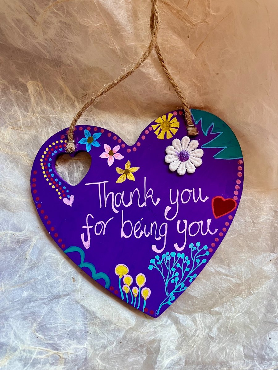 Thank you for being you heart