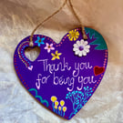 Thank you for being you heart