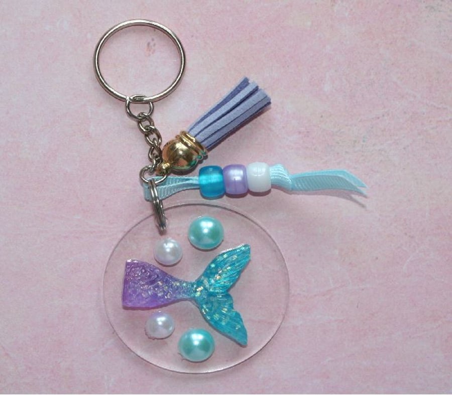 Mermaid tail keyring