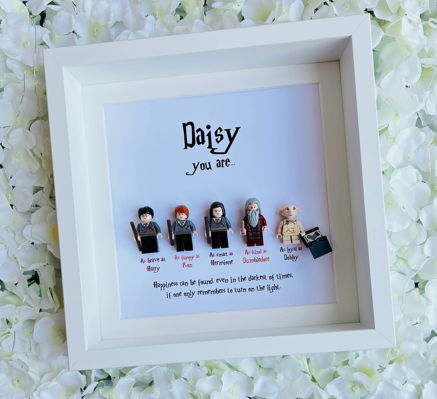 Harry Potter Personalised Minifigure Frame (5 figs)