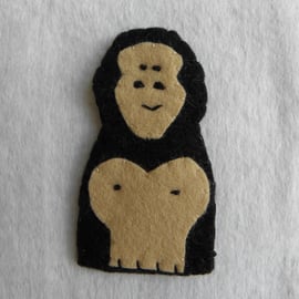 Gorilla Finger Puppets