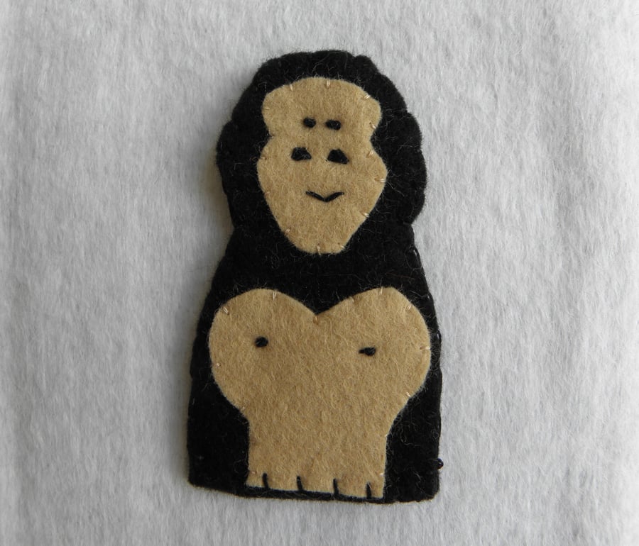 Gorilla Finger Puppets