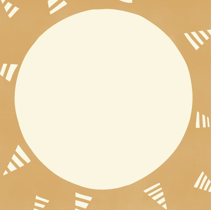 Set of 2 A4 poster prints - Sun rays illustrati... - Folksy