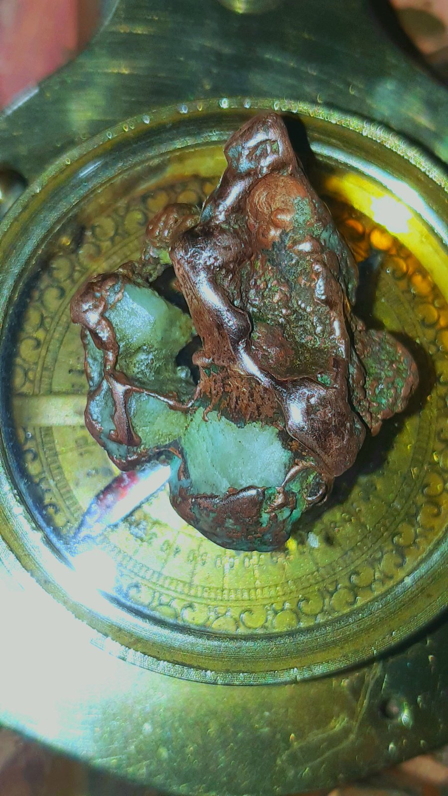 Natural copper nugget 