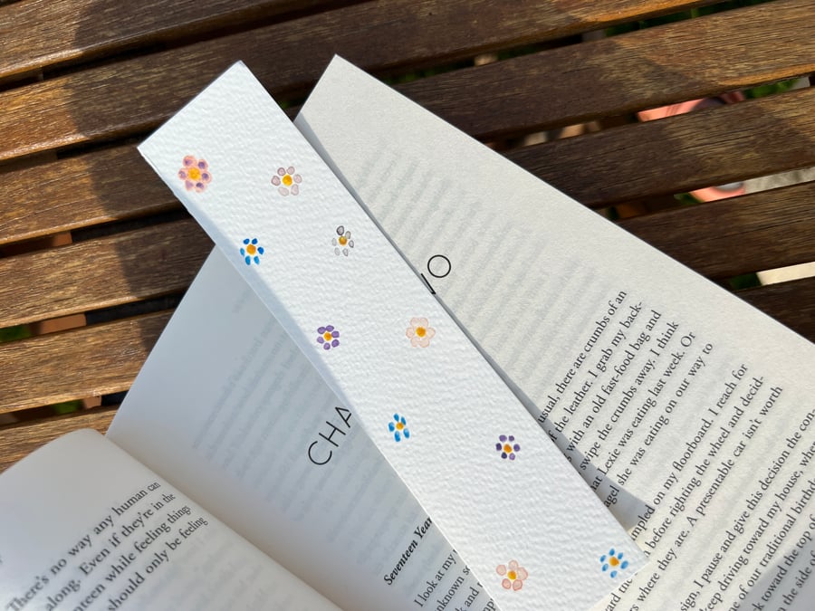 Floral bookmarks