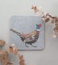 Pheasant coaster, melamine, cork backed - Image 7