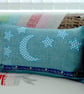 Moon & Stars: Appliqué Cushion 46x30cm 