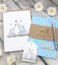 BEAUTIFUL BUNDLE - Mother & Baby Ellie Card & Notebook Gift Set