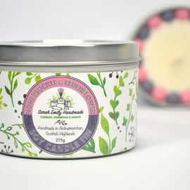 Honeysuckle & Elderflower Candle Tin