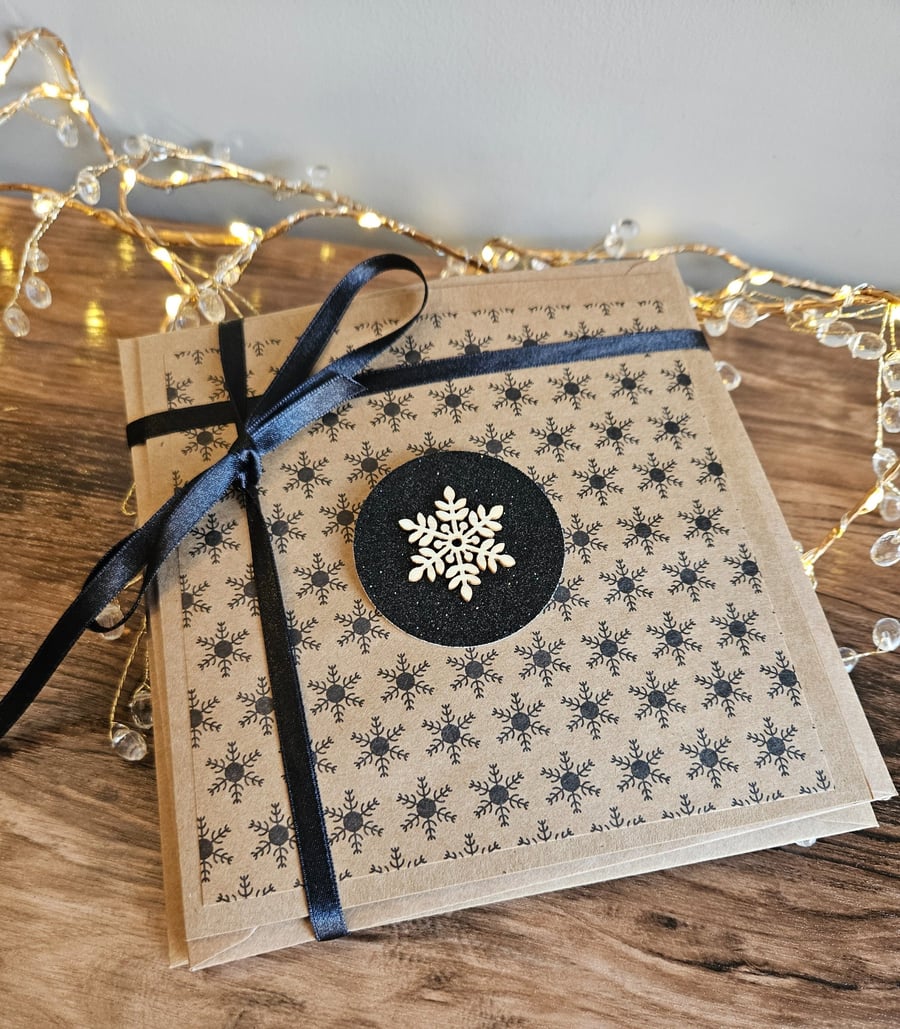Rustic Handcrafted Christmas Cards 