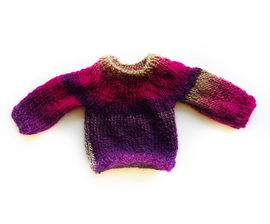 Shaded purple jumper - reserved for Julie