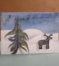 Unique Hand Made Christmas Card with Envelope - Image 1