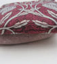 Handmade Dark Red Morris Pattern Needlebook - Image 4