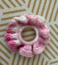Colourful handmade crochet scrunchie - Image 1