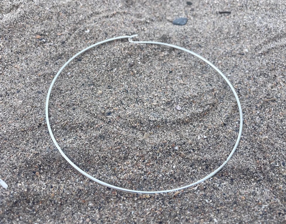 Sterling Silver Choker Necklace 