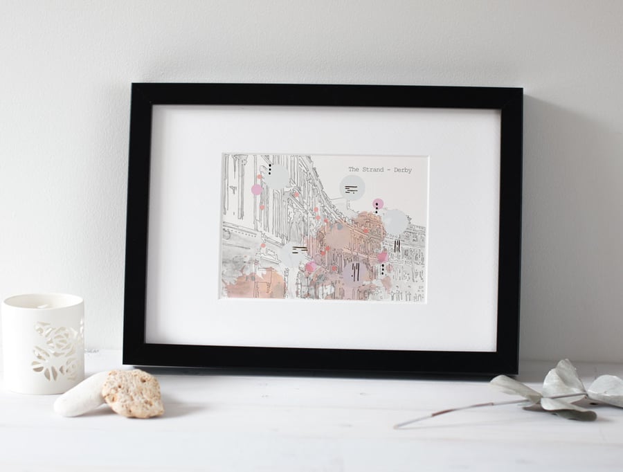 The Strand - Derby - Architectural - Print