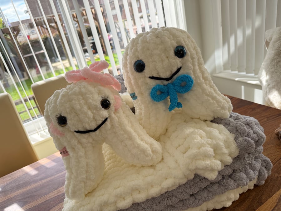 Handmade Knitted Tooth Fairy Pillows