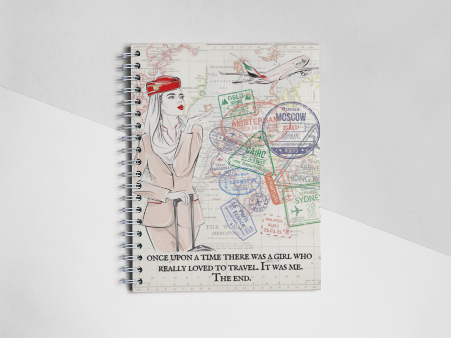 Emirates Cabin Crew Spiral-bound notebook 