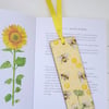 Bee bookmark, Wooden bookmark, gift for bee lover 