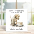 Personalised Labrador Birthday Card, LabradorPuppy Card, 