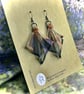 Stainless steel origami earrings (pair) - Image 4