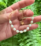 Freshwater Pearl Bracelet, Gold Stainless Steel  - Image 1