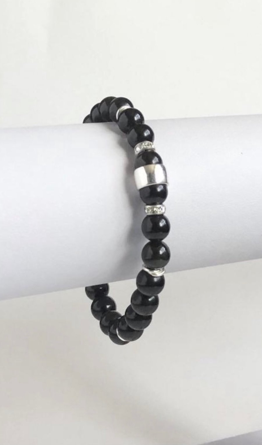 Men's Black Golden Obsidian Bracelet