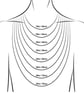 Sterling Silver Round Disc Pendant Necklace - Plain-Smooth Lengths 16-24 Inches - Image 8