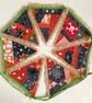 Halloween bunting on hessian - large  - Image 1
