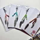 Keyring, handbag purse charm, backpacks, zipper charm