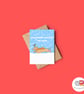 Dachshund Christmas Card, A6 Christmas Card, Cute Animal Christmas Card
