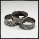 Coin Ring. Two Shilling Ring.