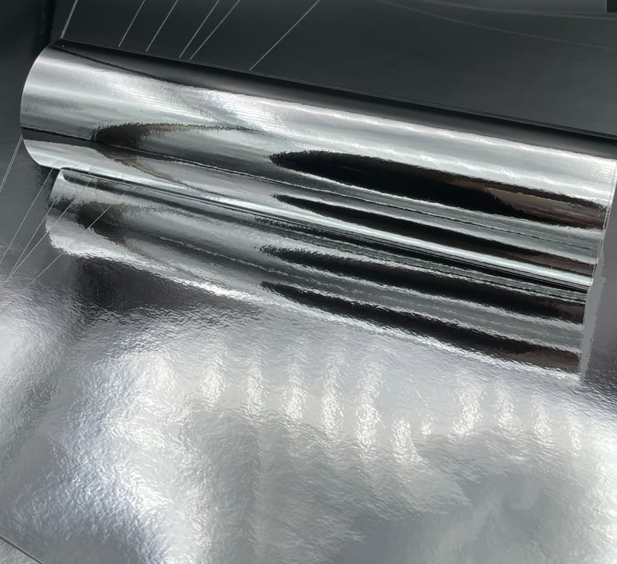 10 Sheets A4 Premium Bright Silver Reflective Mirror Effect Eco Paper Single Sid