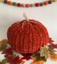 PUMPKIN . Single .Orange .Autumn .Home decor. Plush.Halloween. - Image 3