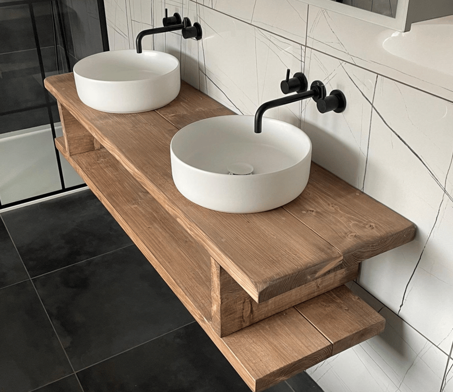 Rustic washstand Vanity unit