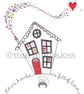 This House Is Full Of Love - A5 Giclee Print 