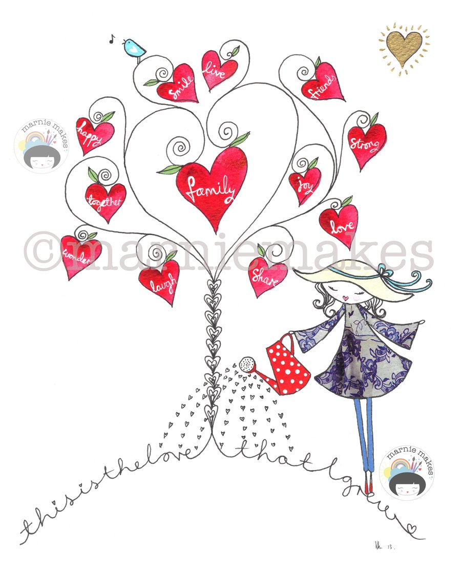 Nurture - a5 Giclee Print 