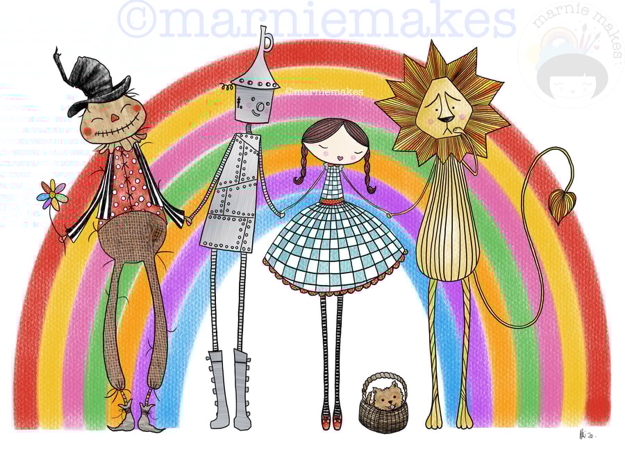 There's No Place Like Home - A5 Giclee Print 