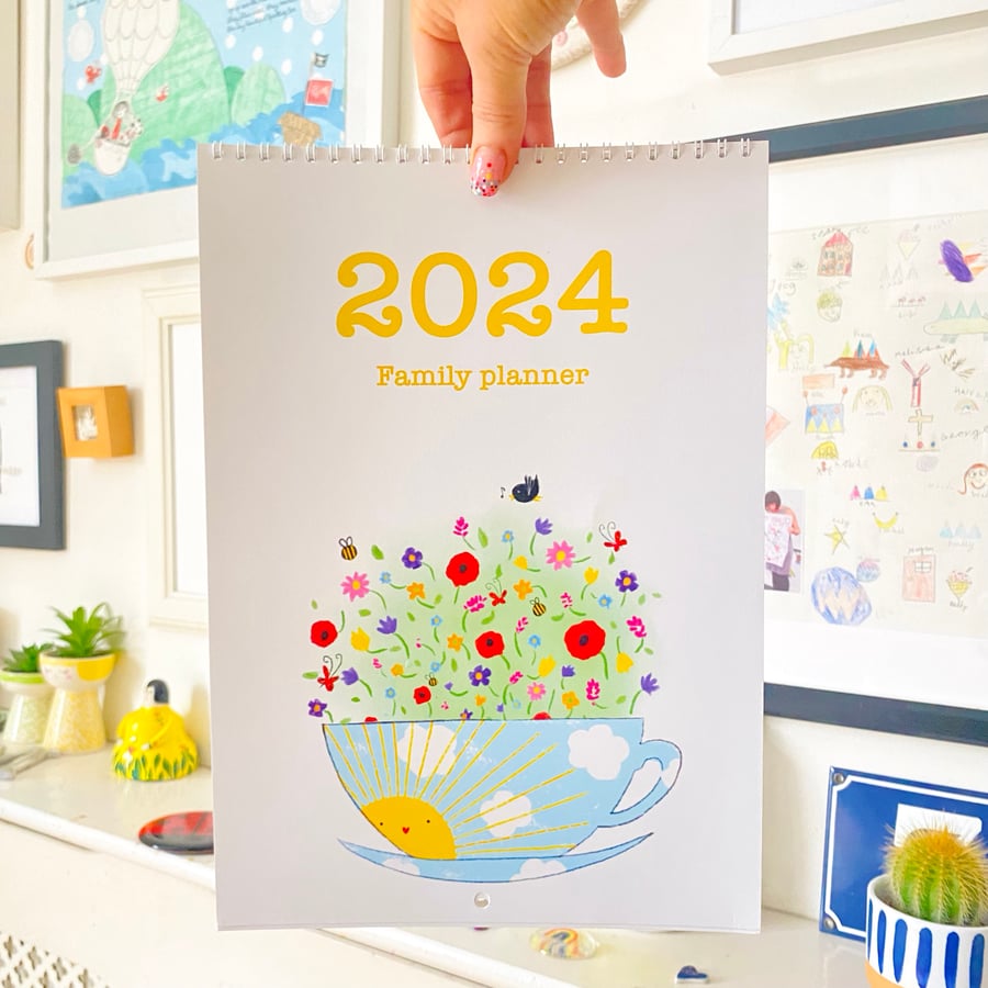 The Marnie Makes Family Planner Style 2024 Cale - Folksy