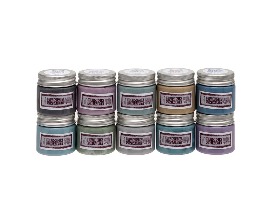 Fabric Paint Set - Dusky Colours