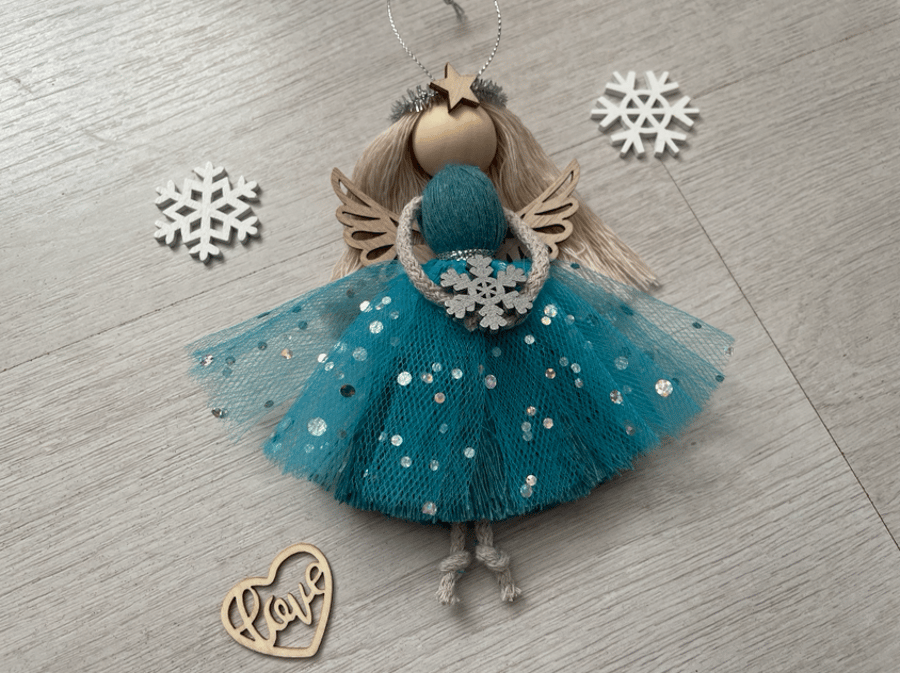 Christmas Angel, Macrame Angel, Angel Ornament, String Doll Ornament, Boho  Doll, Decorative Doll, Christmas Ornament, Boho Macrame Doll 